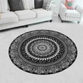 thumbnail image 2 of Mandala Flower Round Carpet Room Rugs Non-slip 1m in diameter, 2 of 3
