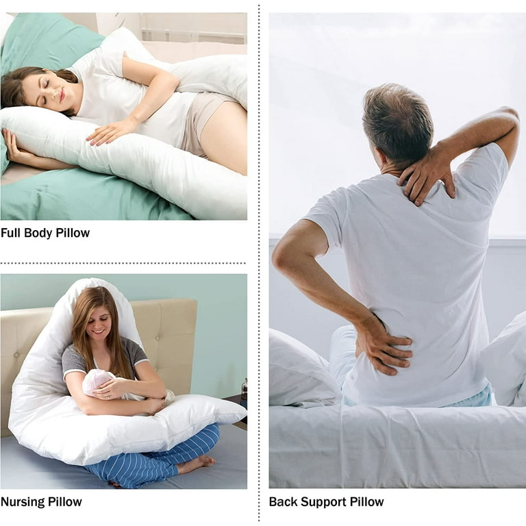 Maternity Pillow U Shape， Pregnancy Pillows for Sleeping， Body Pillow， Full  Body Pillow，Back Hip Leg Abdominal Support Soft and Comfortable Maternity  Pillow， Pillowcase Removable Easy to Clean… - Yahoo Shopping