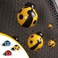 thumbnail image 2 of Wovilon Home Decor for Living Room Metal Garden Wall Art Decorative Cute Ladybugs Outdoor Wall Sculptures, 2 of 8