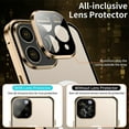 thumbnail image 6 of Decase for iPhone 14 Pro Max,Slim Matte PC Shockproof Magnetic MagSafe Full Body Protector Case Cover,Gold, 6 of 7