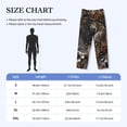 thumbnail image 4 of Lsque Leopard On Tree Branch Print Men's Pajama Pants, Lounge Pant - Comfortable Home Wear,Elastic Waistband, Stylish Design-XX-Large, 4 of 9