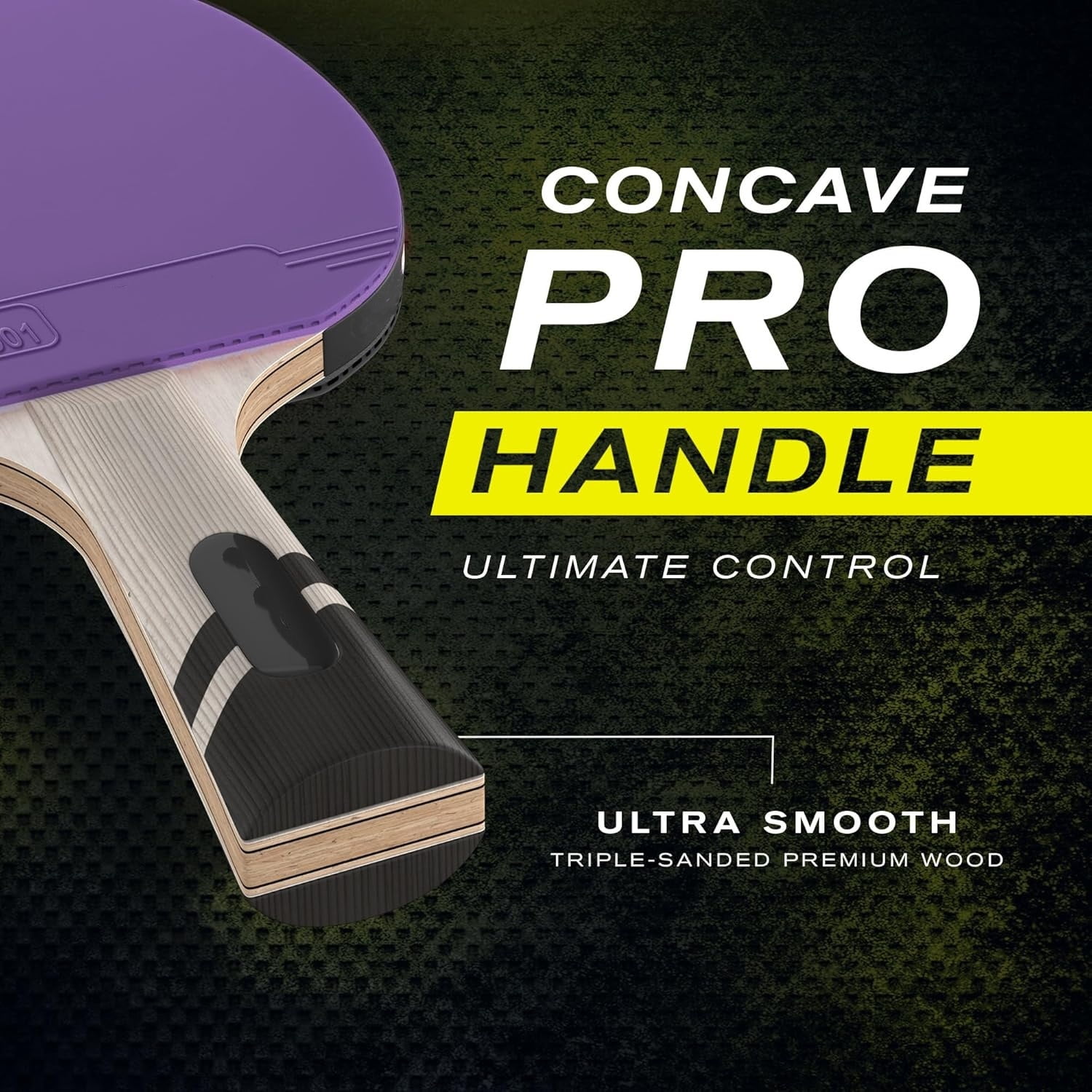 Ping Pong Paddles - Professional Level Table Tennis Rackets with Carbon Fiber for Superior Control | 7-Ply Blade, Premium Rubber, 2.0mm Sponge