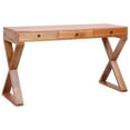 thumbnail image 6 of vidaXL Computer Desk Study Writing Desk Home Office Table Solid Wood Mahogany, 6 of 23