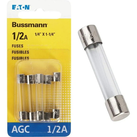 Bussmann Automotive Fuse - 0.5 Amps, 250 V, Multicolor