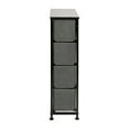 thumbnail image 6 of Flash Furniture Harris 4-Drawer Dresser Storage Tower with Wood Top, Black, 6 of 11