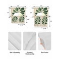 thumbnail image 5 of Green Botanical Swag Curtains for Living Room/Bedroom Windows, Tropical Leaves Rustic Farmhouse Kitchen Curtains and Valances Set 36 Inch Length, Light Filtering Swags Valance Curtain Panels, 5 of 5