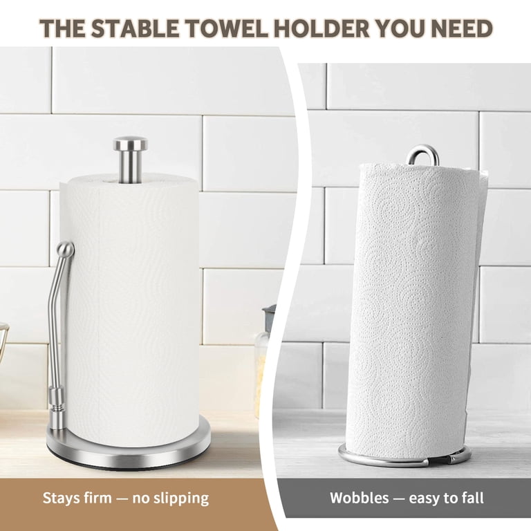 Stainless Steel Freestanding Paper Towel Holder photo 5
