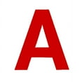 thumbnail image 2 of Chartpak Vinyl Letters – 4” Capital Letters, Red, 2 of 2