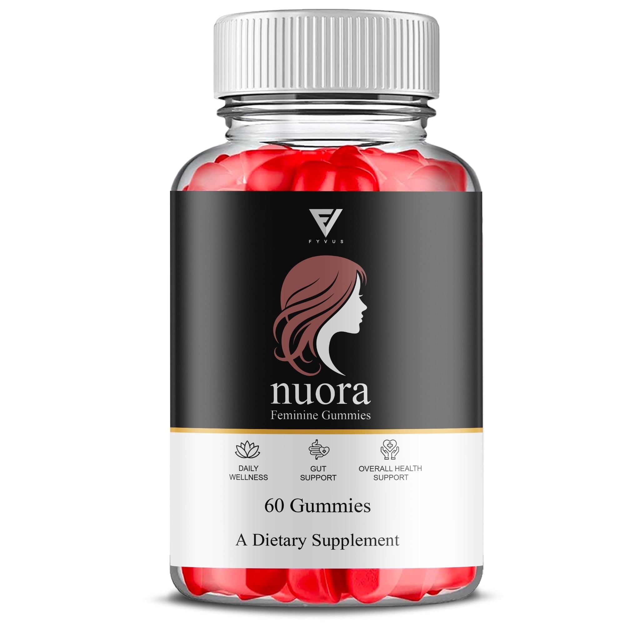 Nuora Feminine Gummies, Nuora Feminine Healthand Overall Wellness Support (60 Gummies)