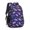 School Bus and-1, variant on Alien and Rocket White Pattern Backpack for School, Cute School Bag with Adjustable Shoulder Straps and Padded Back, 16.9"x12.6"x5.9"