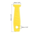 thumbnail image 2 of Mango de archivo de afilado de cadena de motosierra Uxcell, paquete de 5, mango de goma con agujero de 4 mm para archivo de motosierra, amarillo, 2 of 5