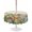 Light Beige Grass Green, variant on Outdoor Tablecloth with Umbrella Hole for Patio/Picnic/Party/Camping, Cute Funny Animals Waterproof Table Cloth Square Cover Washable, Summer Botanical Tropical Vintage (54"x 54")