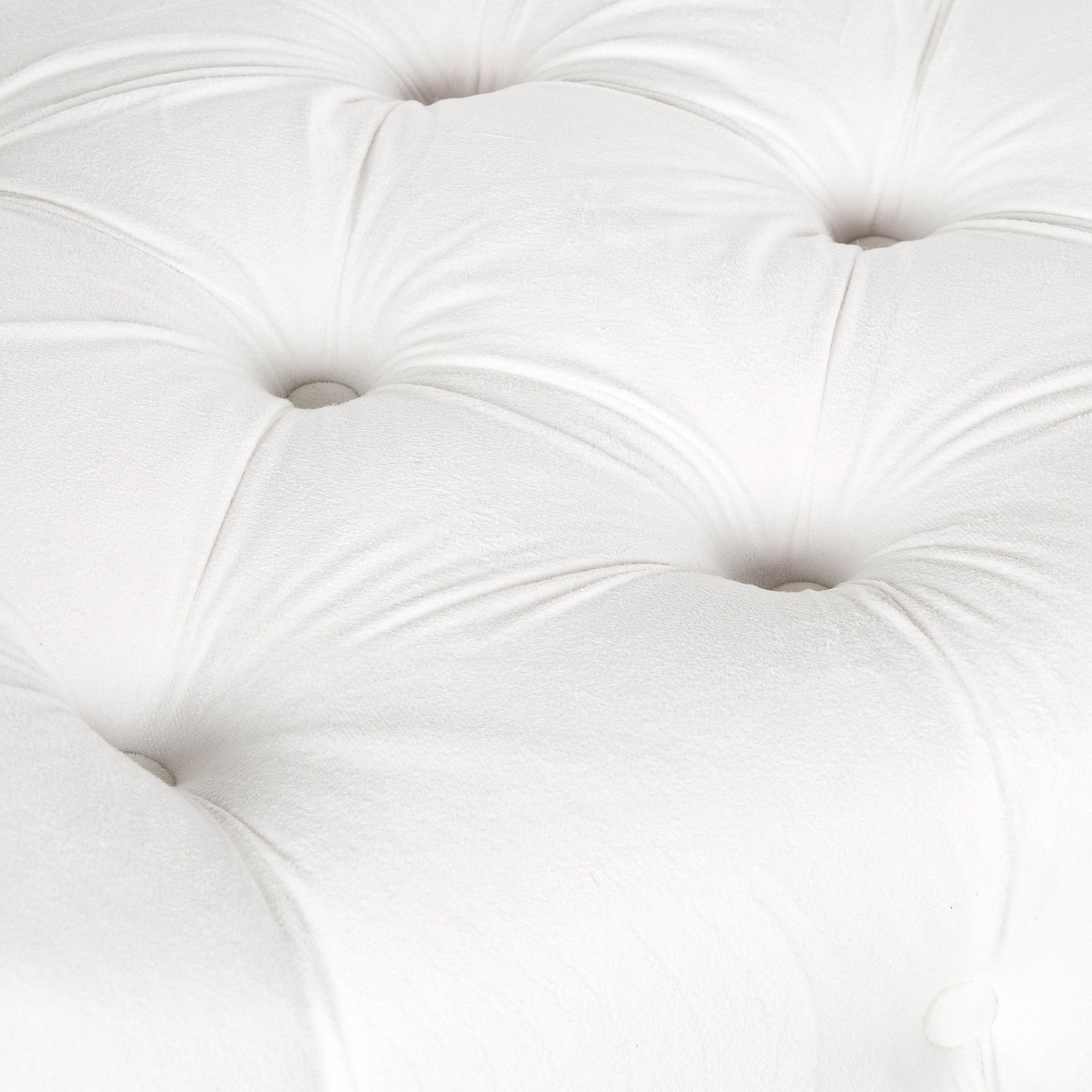SAFAVIEH Georgette Modern Glam Tufted Bench, White