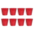 thumbnail image 1 of Cubo pequeño de metal con asa, juguetes de playa, mini decoración para fiestas, cubo de almacenamiento para mesa de aula, 8 piezas A, 1 of 4