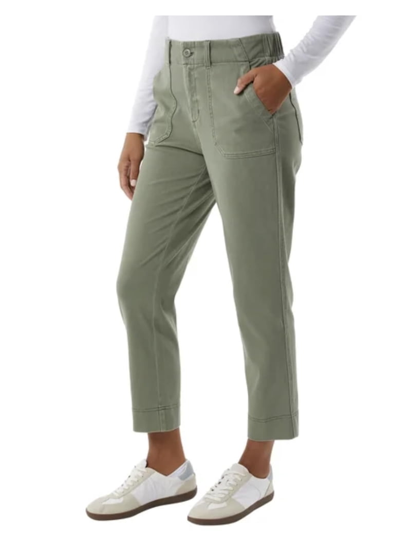 32 Degrees Cool Women's Stretch Twill Ankle Length Cropped Pant
