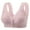 Light Purple, variant on New Soft Padded Front Closure Bra For Women Comfortable Wireless And Steel Vest Style Plus Size Tan Sports Bra Womens Bras No Underwire Strong Support Sports Bras for Women Women's Push up Bras High