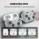 thumbnail image 1 of Estuche para Audífonos con forma de controlador, Estuche suave anticaída para Apple Airpods Pro 2/Pro (gris claro), 1 of 7