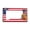 D, variant on Liberty Bell License Plate Frame with USA Flag, Metal Patriotic Car Tag Frame for Truck, SUV, Trailer, Home of the Brave Design