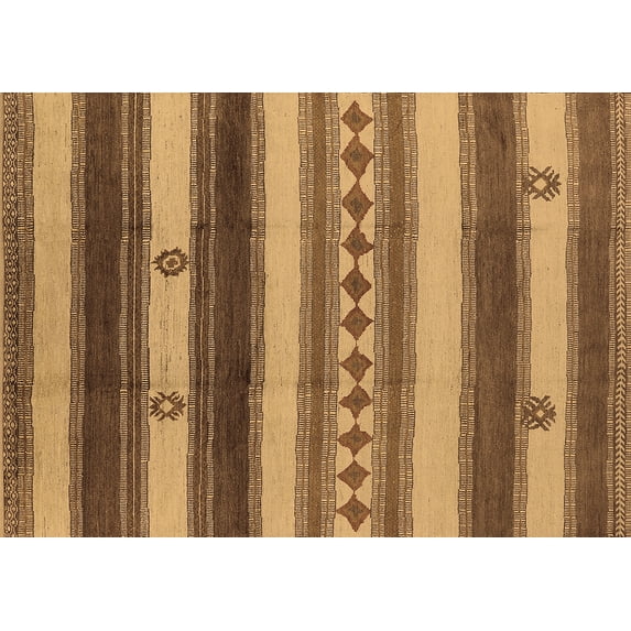 Ahgly Company Indoor Rectangle Southwestern Brown Country Area Rugs, 8' x 10'