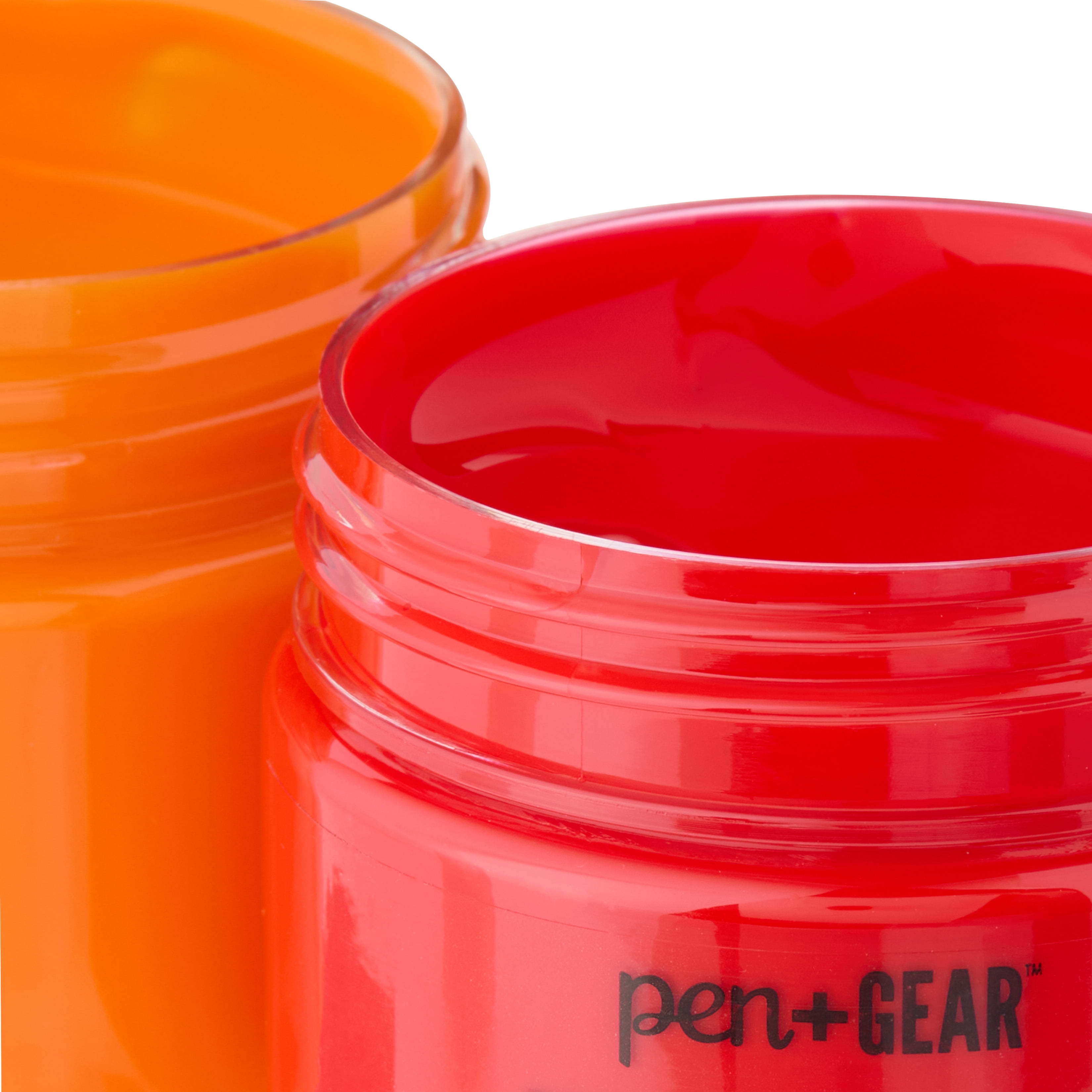 (2 pack) Pen+Gear Assorted Color Washable Finger Paints, 3.38 fl oz, 6 Count