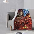 thumbnail image 2 of Demon Slayer Anti-Pilling Flannel 32"X48" Super Soft Plush Air Condition Quilt Fluffy Warm Cozy Decorative Blankets, 2 of 7