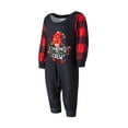 thumbnail image 3 of Nituyy Matching Family Christmas Pajamas Set Hoodie Pajamas Reindeer Jumpsuit Romper Holiday Pjs One Piece Hooded Sleepwear, 3 of 7