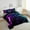 Purple Blue Black, variant on Gamer Comforter Set Twin Size Gaming Bedding Set Video Games Comforter For Teen Gamer Room Decor Soft Black Grey Bed Set Microfiber Game Geometric Grid Down Comforter Gamer Gift