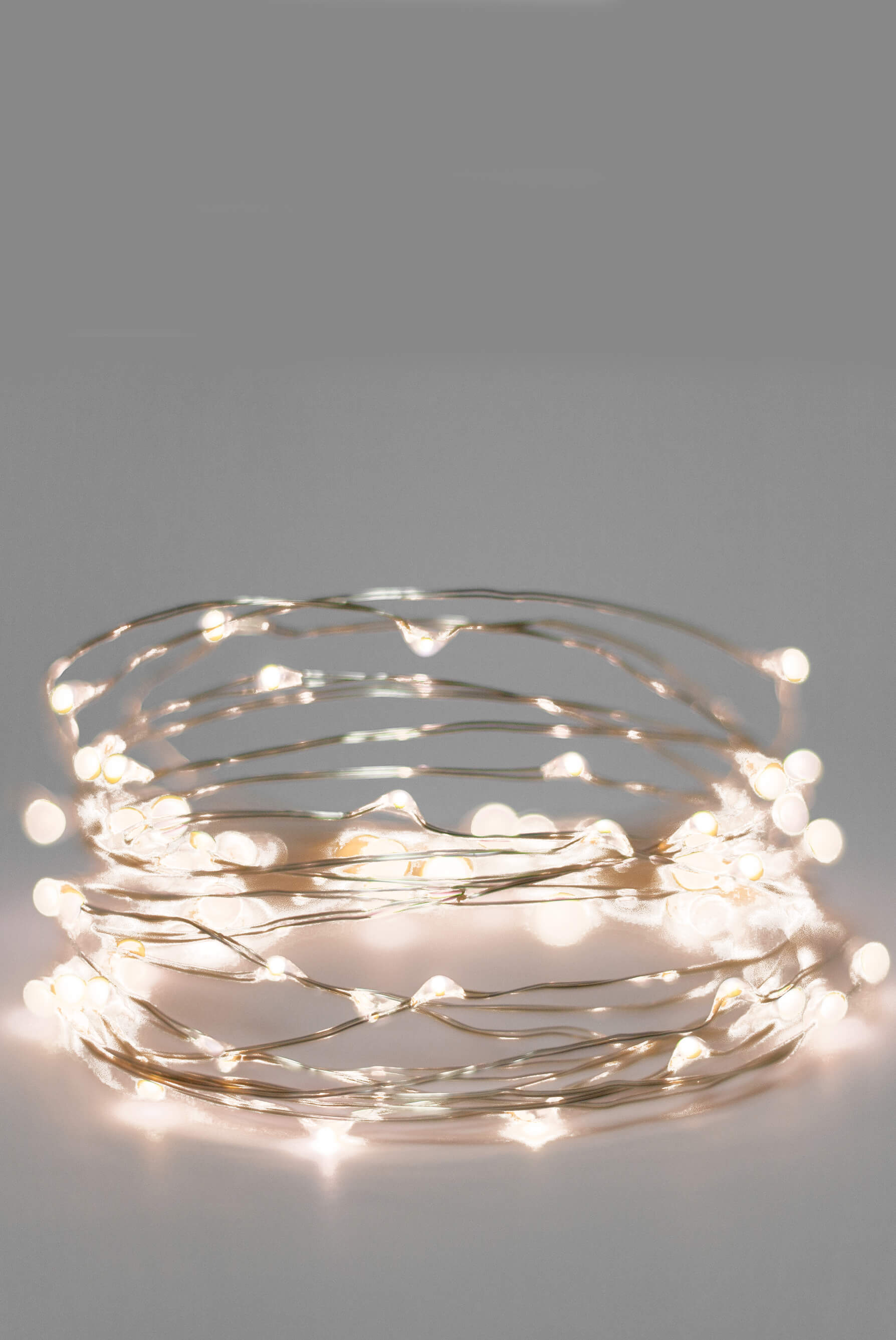 30 Led Firefly Cool White Copper Wire String Lights Battery Operated. 6