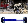 thumbnail image 3 of S SERENABLE Aluminum Alloy Bike Easy Wheel w/ Telescopic Rod Bar Rear Cargo Rack Blue, 3 of 9