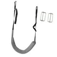 thumbnail image 3 of MERIGLARE Back Traction Belt Back Support Portable Soft Home Care Lumbar Traction Belt with Buckle Grey, 3 of 9