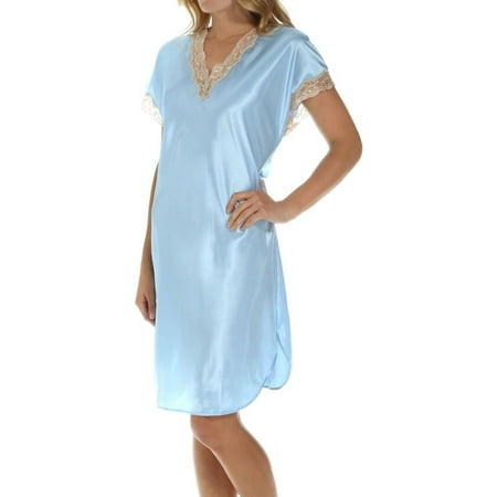 Women's Shadowline 4503 Charming Charmeuse Sleep Gown
