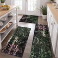thumbnail image 2 of Math Equations Glowing Formulas Black Pattern Kitchen Rugs Sets Of 3,Kitchen Runner Rugs Non Skid Washable,Decorative Kitchen Floor Mats for Kitchen,Sink,Laundry,17"x30"+ 17"x47" + 17"x59", 2 of 6