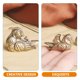 thumbnail image 5 of 1 par de mandarín de pato boda de boda mandarina escultura de pato regalo de escritorio de escritorio, 5 of 6
