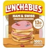 Lunchables Ham and Swiss Cracker Stackers, 3.2 oz Tray