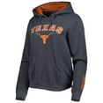 thumbnail image 2 of Women's Colosseum Charcoal Texas Longhorns Arch & Logo Pullover Hoodie, 2 of 3