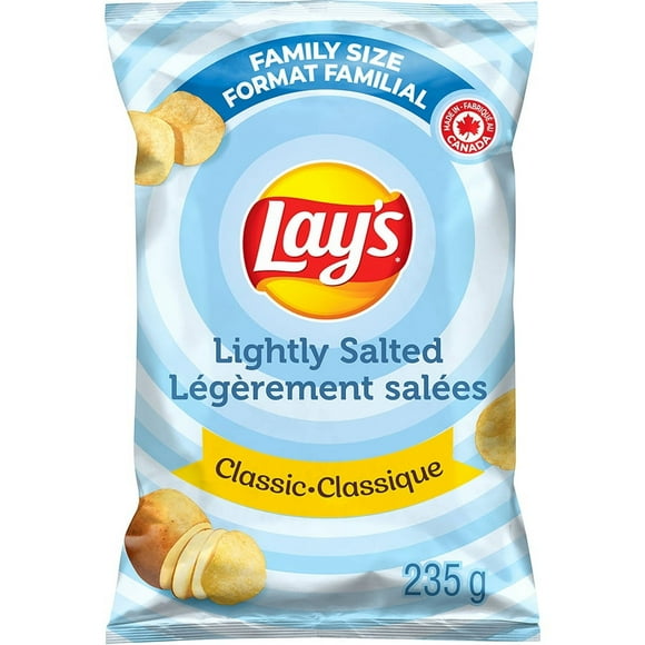 Lay's Lightly Salted potato chips, 235g