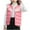 Pink, variant on Cethrio Girls Puffer Vest, Sleeveless Lace Ligntweight Thermal Warm Jackets Pink Size 7-8