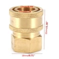 thumbnail image 1 of High Pressure Car Washer Hose Fitting Adapter Threaded Pressure Washer, 1 of 4