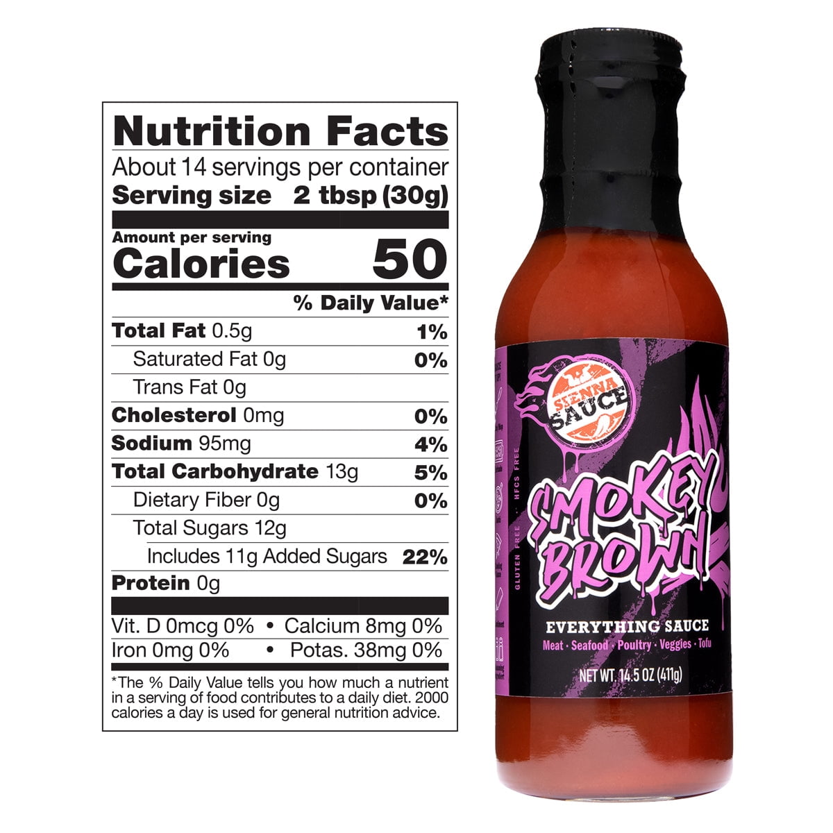 Sienna Sauce  (3 Pack) Smokey Brown, Lemon Pepper, Sweet & Tangy! 14.5oz