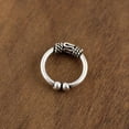 thumbnail image 3 of QQTDFG Bali Ear Cuff 925 Sterling Silver Clip-on SINGLE Earring Ring A1563-B - 1 piece, 3 of 3