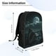 thumbnail image 4 of Fotbe Moonlit Night Sky Shark Mochila de Viaje para Laptop, Mochila Ejecutiva Delgada y Resistente 15.6", 4 of 8