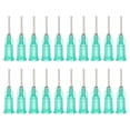 thumbnail image 1 of Agujas de dispensación de 18Ga, 52PCS, agujas de dispensación de punta roma de 1/2 pulgada con bloqueo Luer para rellenar tintas líquidas, adhesivos, aceites, verde, 1 of 7