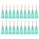 thumbnail image 1 of Agujas de dispensación de 18Ga, 52PCS, agujas de dispensación de punta roma de 1/2 pulgada con bloqueo Luer para rellenar tintas líquidas, adhesivos, aceites, verde, 1 of 7