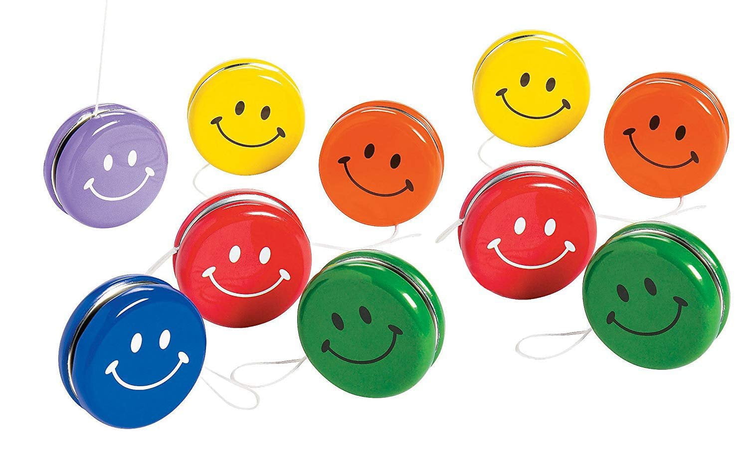 Smileys or Hearts Pack of 4 Pencils with Rubber Toppers Great Part Bag Filler