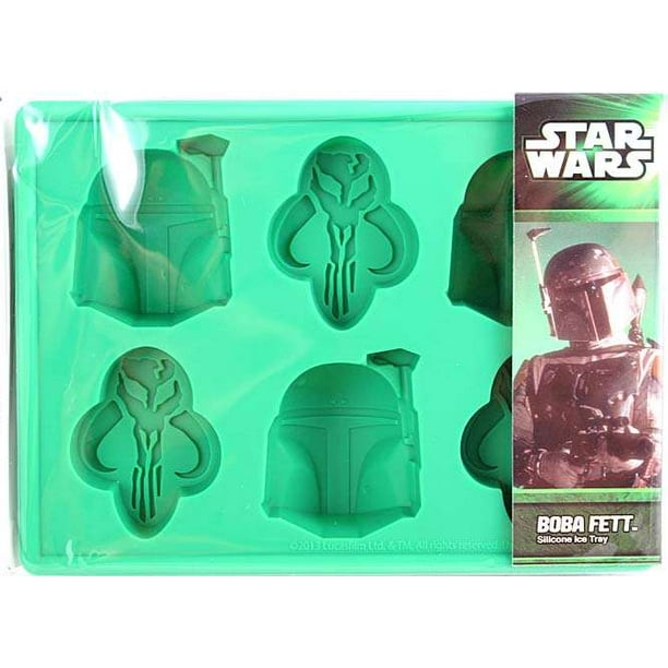 Star Wars Boba Fett Ice Trays Cube Chocolate Crayon Jello Silicone