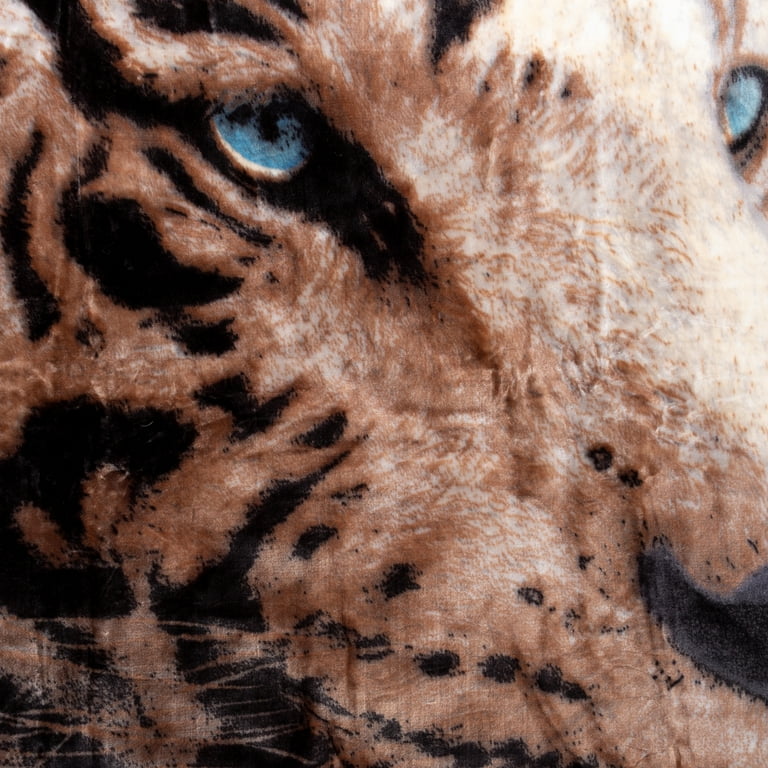 La caph 3COLOR CUTE TIGER BLANKET ホワイト 再入荷】3color cute tiger blanket