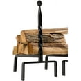thumbnail image 5 of Modern Ember Bowmore Andirons in Black - Set of 2 Andirons - Steel Construction, Durable and Fire Resistant, 5 of 8