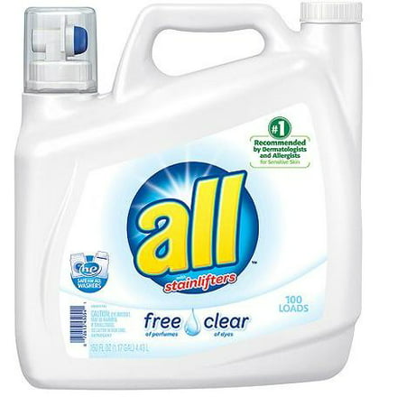 , laundry, detergent, dry cleaning, sensitive skin, household, cleaning, apparel, clothing, eczema, rash By All Free and Clear with