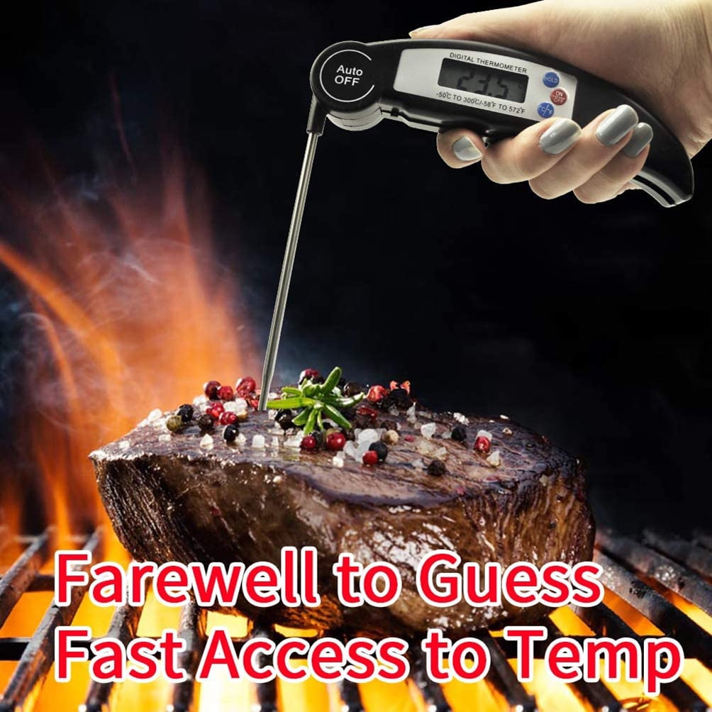 Household Kitchen Thermometer Meat And Milk Barbecue Food Thermometer  Digital Thermometer. Digital Food Thermometer, Foldable Meat Thermometer -  Instant Read Food Thermometer For Cooking & Grilling - Kitchen Gadgets &  BBQ Accessories.