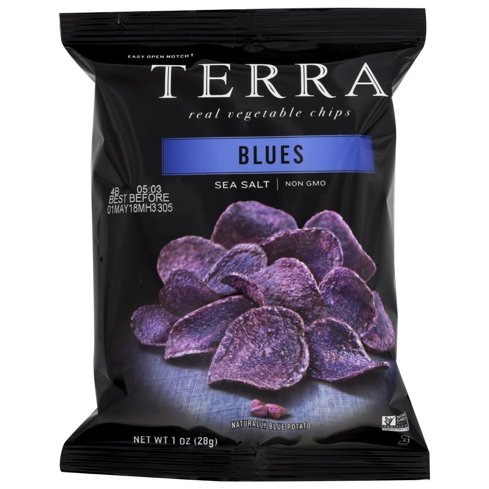 Terra Real Vegetable Chips, Blues, 1 oz
